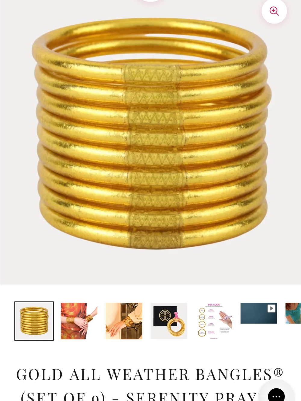 Budhagirl gold bangles